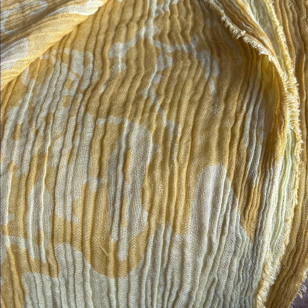 Eileen Fisher Yellow Scarf - Picture 3 of 5